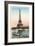 Eiffel Tower and Seine, Paris-null-Framed Art Print