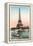 Eiffel Tower and Seine, Paris-null-Framed Stretched Canvas