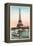 Eiffel Tower and Seine, Paris-null-Framed Stretched Canvas