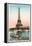 Eiffel Tower and Seine, Paris-null-Framed Stretched Canvas