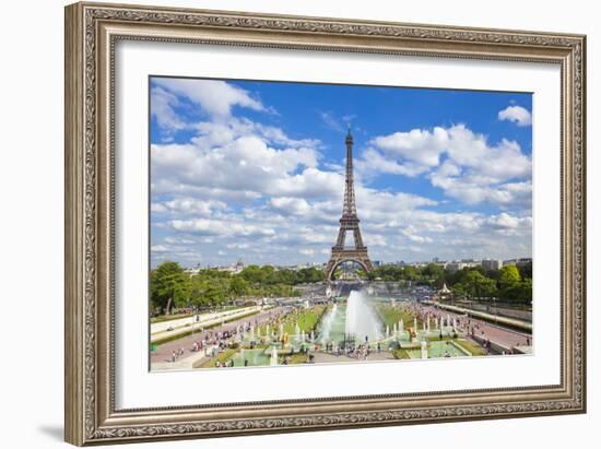 Eiffel Tower and the Trocadero Fountains, Paris, France, Europe-Neale Clark-Framed Photographic Print