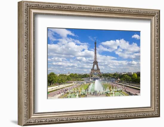 Eiffel Tower and the Trocadero Fountains, Paris, France, Europe-Neale Clark-Framed Photographic Print