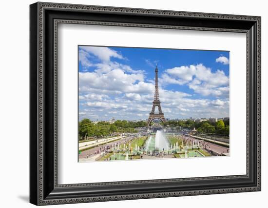 Eiffel Tower and the Trocadero Fountains, Paris, France, Europe-Neale Clark-Framed Photographic Print