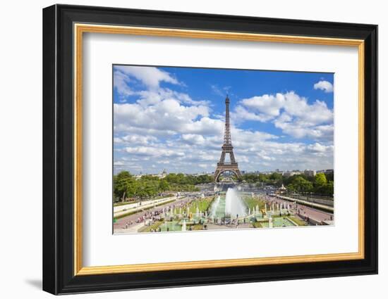 Eiffel Tower and the Trocadero Fountains, Paris, France, Europe-Neale Clark-Framed Photographic Print