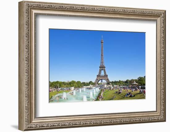 Eiffel Tower and the Trocadero Fountains, Paris, France, Europe-Neale Clark-Framed Photographic Print