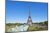 Eiffel Tower and the Trocadero Fountains, Paris, France, Europe-Neale Clark-Mounted Photographic Print