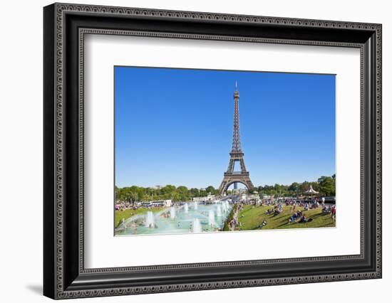 Eiffel Tower and the Trocadero Fountains, Paris, France, Europe-Neale Clark-Framed Photographic Print