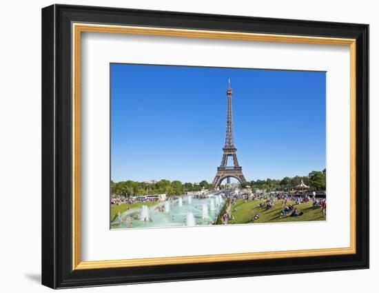 Eiffel Tower and the Trocadero Fountains, Paris, France, Europe-Neale Clark-Framed Photographic Print