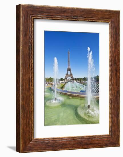 Eiffel Tower and the Trocadero Fountains, Paris, France, Europe-Neale Clark-Framed Photographic Print