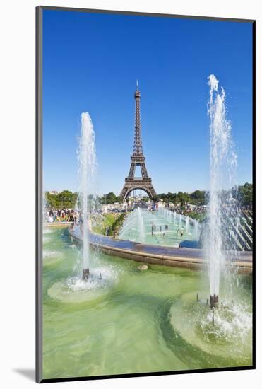 Eiffel Tower and the Trocadero Fountains, Paris, France, Europe-Neale Clark-Mounted Photographic Print