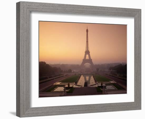 Eiffel Tower at Dawn, Paris, France, Europe-Alain Evrard-Framed Photographic Print