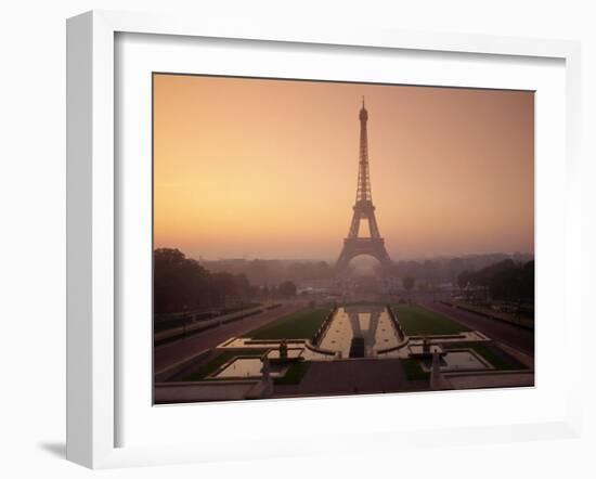 Eiffel Tower at Dawn, Paris, France, Europe-Alain Evrard-Framed Photographic Print