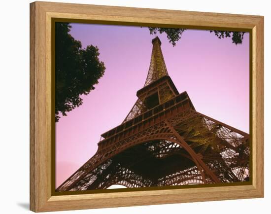 Eiffel Tower at Dusk, Paris, France, Europe-null-Framed Premier Image Canvas
