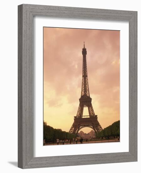 Eiffel Tower at Dusk, Paris, France, Europe-null-Framed Photographic Print