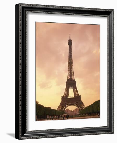 Eiffel Tower at Dusk, Paris, France, Europe-null-Framed Photographic Print