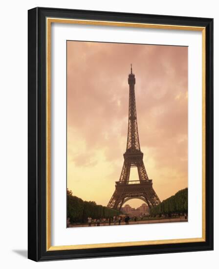 Eiffel Tower at Dusk, Paris, France, Europe-null-Framed Photographic Print