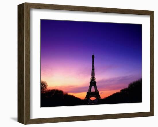 Eiffel Tower at Dusk, Paris, France-Peter Adams-Framed Photographic Print