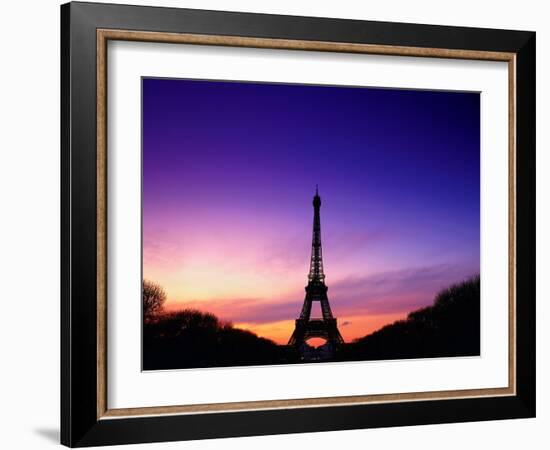 Eiffel Tower at Dusk, Paris, France-Peter Adams-Framed Photographic Print