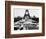 Eiffel Tower Being Constructed Halfway-Bettmann-Framed Photographic Print