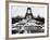 Eiffel Tower Being Constructed Halfway-Bettmann-Framed Photographic Print