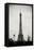 Eiffel Tower BW II-Erin Berzel-Framed Premier Image Canvas