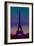 Eiffel Tower by Night-Cora Niele-Framed Giclee Print