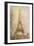 Eiffel Tower by Seurat-null-Framed Giclee Print