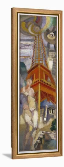 Eiffel Tower, C.1925 (Oil on Canvas)-Robert Delaunay-Framed Premier Image Canvas