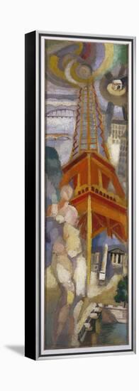 Eiffel Tower, C.1925 (Oil on Canvas)-Robert Delaunay-Framed Premier Image Canvas