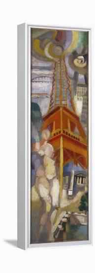 Eiffel Tower, C.1925 (Oil on Canvas)-Robert Delaunay-Framed Premier Image Canvas