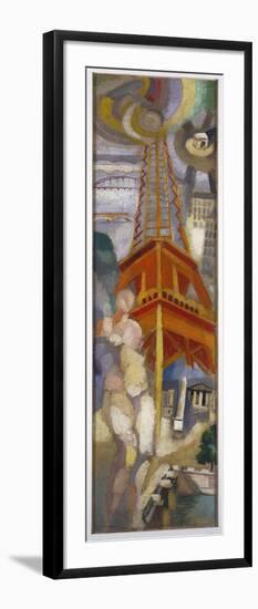 Eiffel Tower, C.1925 (Oil on Canvas)-Robert Delaunay-Framed Giclee Print