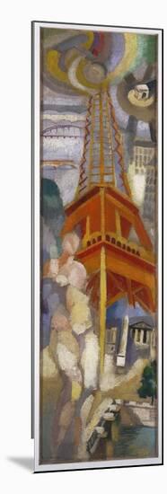 Eiffel Tower, C.1925 (Oil on Canvas)-Robert Delaunay-Mounted Giclee Print