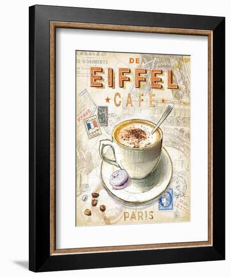 Eiffel Tower Café-Chad Barrett-Framed Premium Giclee Print