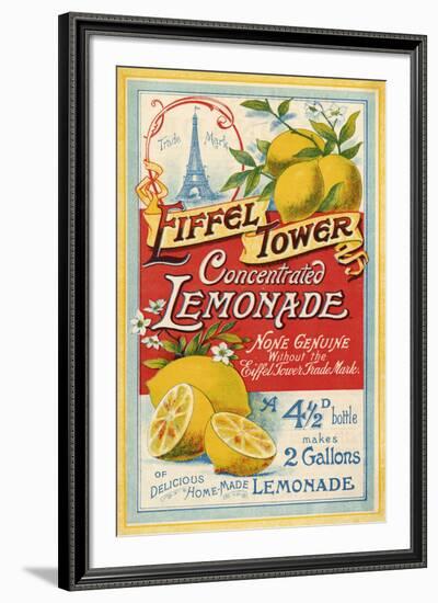 Eiffel Tower Concentrated Lemonade, 1900-The Vintage Collection-Framed Giclee Print