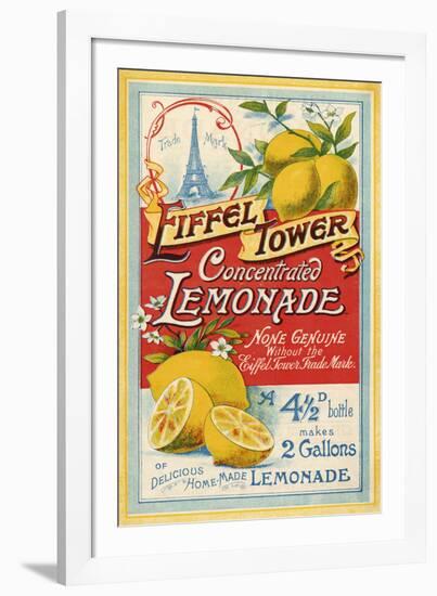 Eiffel Tower Concentrated Lemonade, 1900-The Vintage Collection-Framed Giclee Print