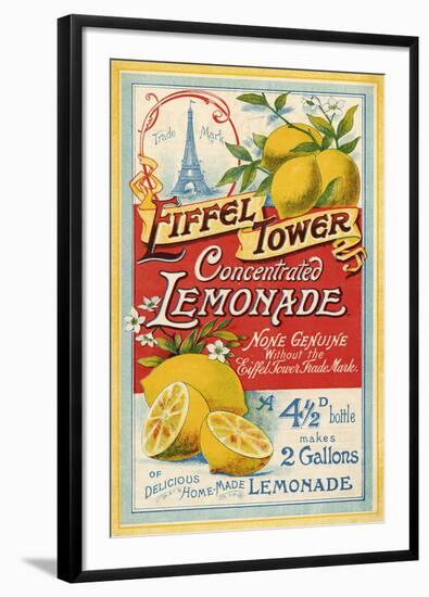 Eiffel Tower Concentrated Lemonade, 1900-The Vintage Collection-Framed Giclee Print