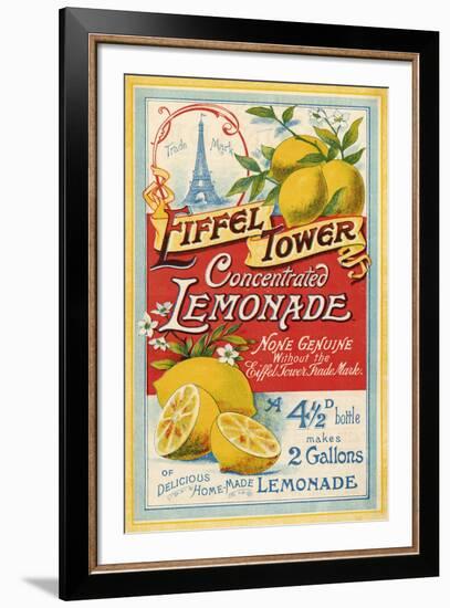 Eiffel Tower Concentrated Lemonade, 1900-The Vintage Collection-Framed Giclee Print