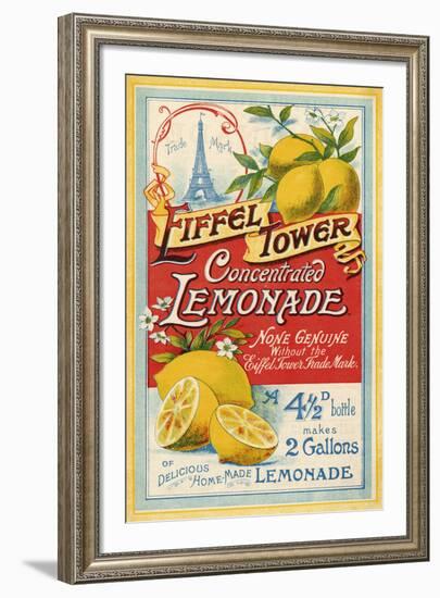 Eiffel Tower Concentrated Lemonade, 1900-The Vintage Collection-Framed Giclee Print