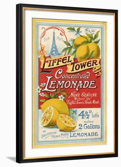 Eiffel Tower Concentrated Lemonade, 1900-The Vintage Collection-Framed Giclee Print