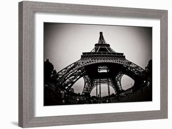 Eiffel Tower Fisheye-Erin Berzel-Framed Photographic Print