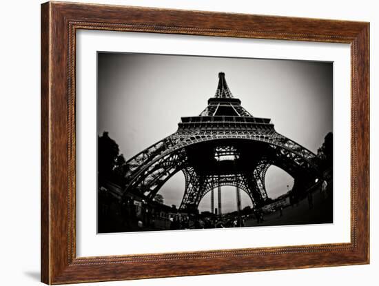 Eiffel Tower Fisheye-Erin Berzel-Framed Photographic Print