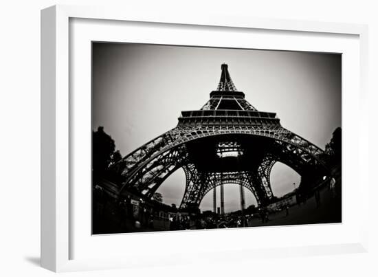 Eiffel Tower Fisheye-Erin Berzel-Framed Photographic Print