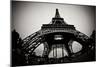 Eiffel Tower Fisheye-Erin Berzel-Mounted Photographic Print