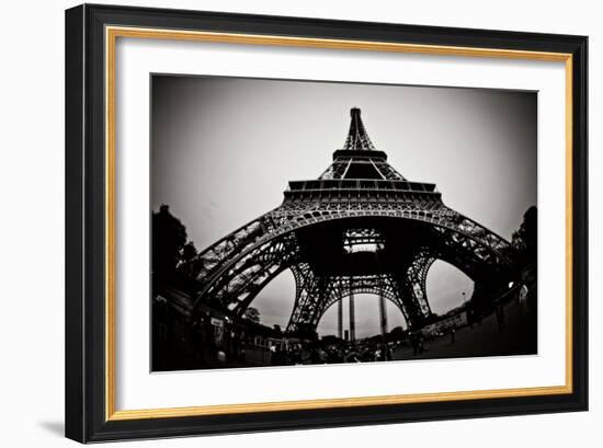 Eiffel Tower Fisheye-Erin Berzel-Framed Photographic Print