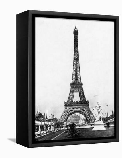 Eiffel Tower from Exhibition Grounds-null-Framed Premier Image Canvas