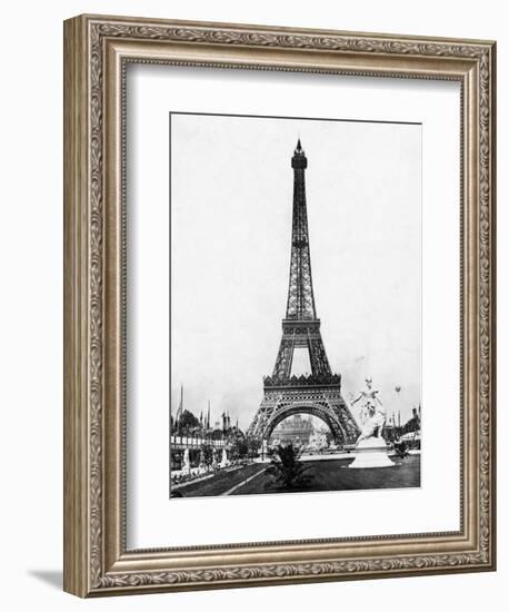 Eiffel Tower from Exhibition Grounds-null-Framed Photographic Print