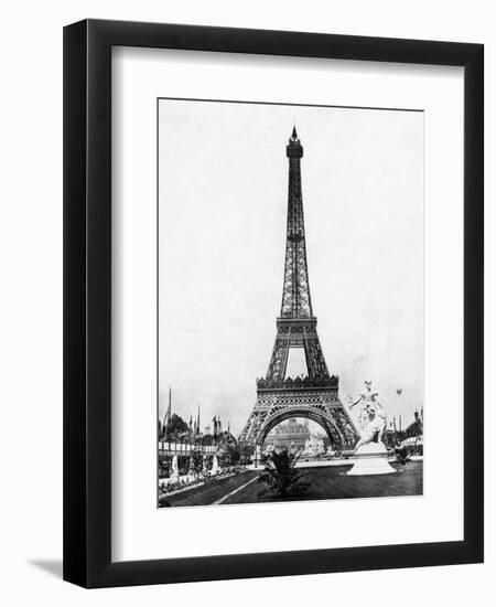 Eiffel Tower from Exhibition Grounds-null-Framed Photographic Print