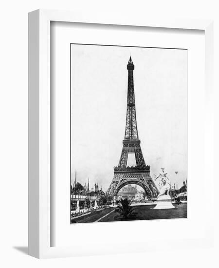 Eiffel Tower from Exhibition Grounds-null-Framed Photographic Print