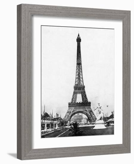 Eiffel Tower from Exhibition Grounds-null-Framed Photographic Print