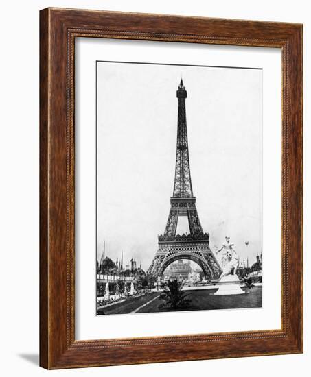 Eiffel Tower from Exhibition Grounds-null-Framed Photographic Print